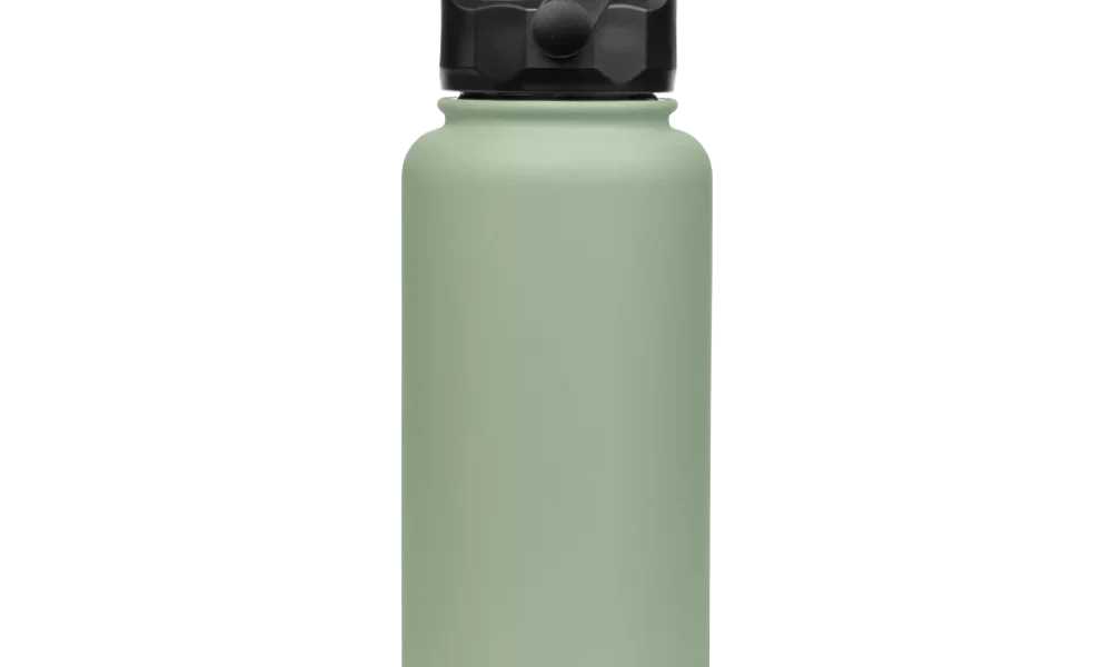 950mL Insulated Bottle w/ Straw Lid